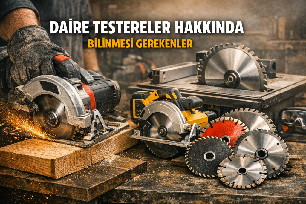 Daire testereler hakknıda bilinmesi gerekenler